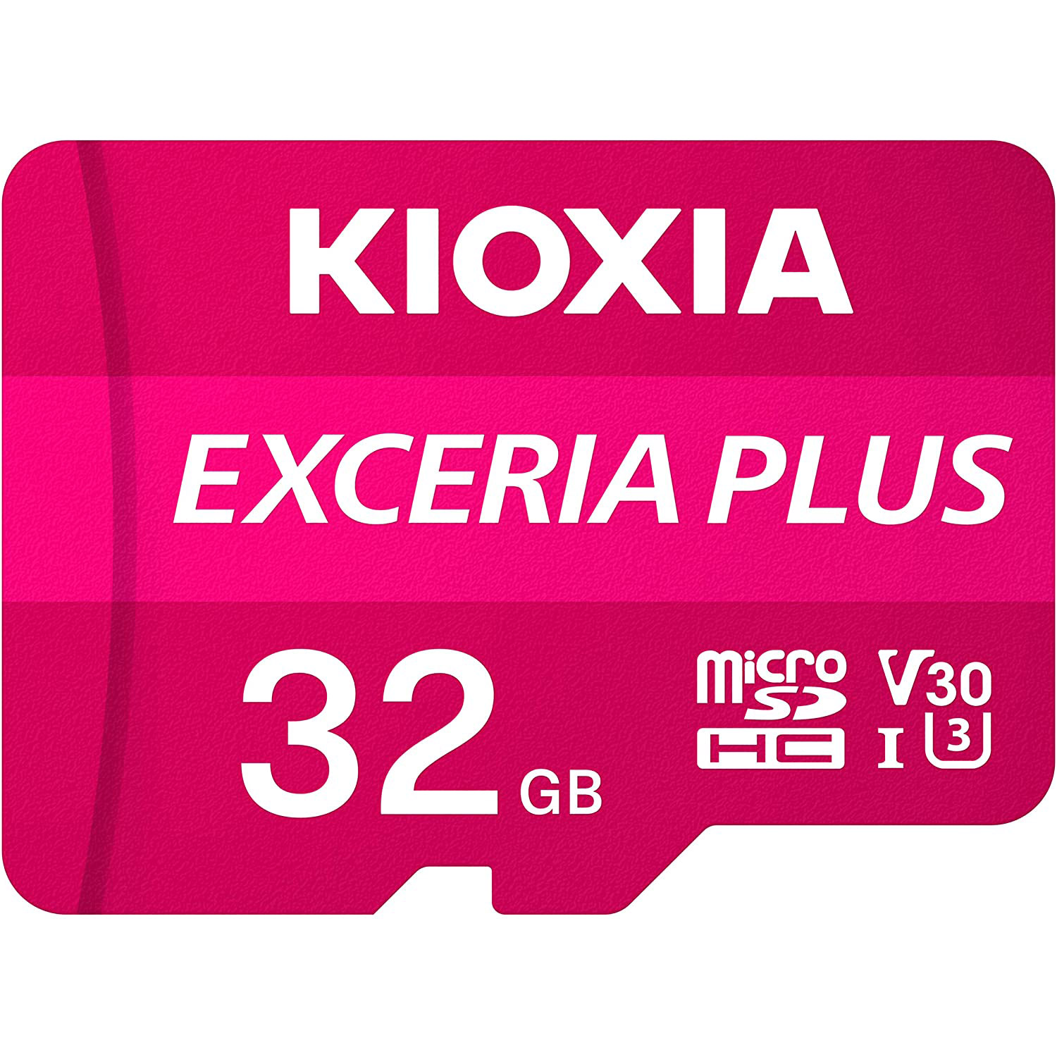 Карта памяти KIOXIA (Toshiba) microSDHC Exceria Plus 32GB UHS-I U3 V30 A1 Class 10 + SD-adapter (LMPL1M032GG2)