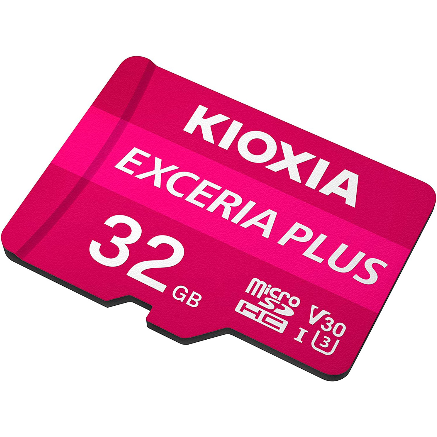 Карта памяти KIOXIA (Toshiba) microSDHC Exceria Plus 32GB UHS-I U3 V30 A1 Class 10 + SD-adapter (LMPL1M032GG2)