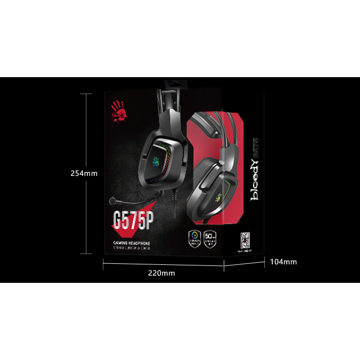 Навушники геймерскі A4-Tech BLOODY G575P Black