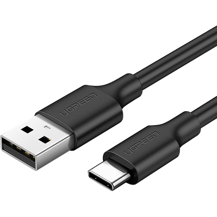Кабель UGREEN US287 USB-A to Type-C QC3.0 18W 1м Black (60116)