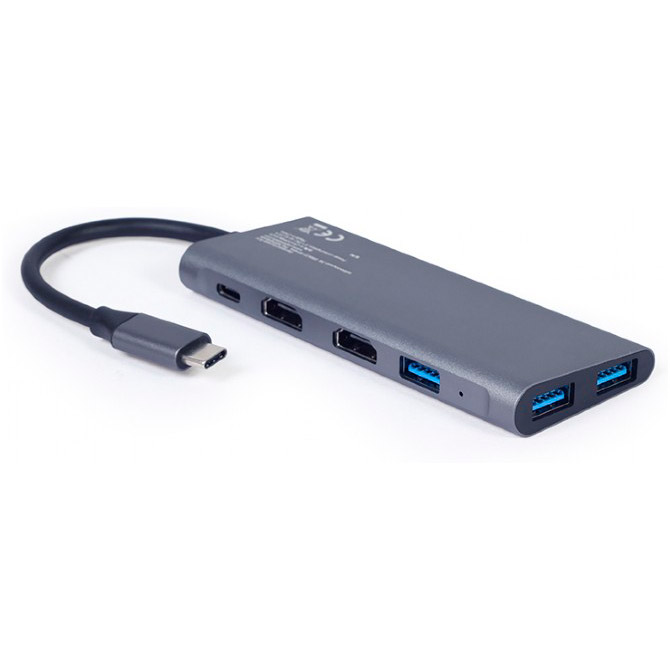 Порт-реплікатор CABLEXPERT 3-in-1 USB-C to HDMI/USB 3.0/PD (A-CM-COMBO3-01)