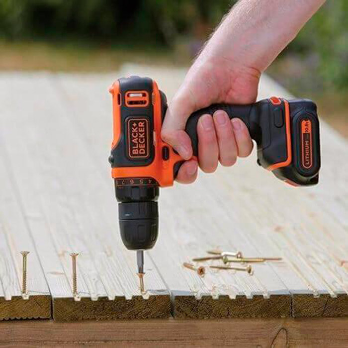 Акумуляторний дриль-шурупокрут BLACK+DECKER BDCDD12K