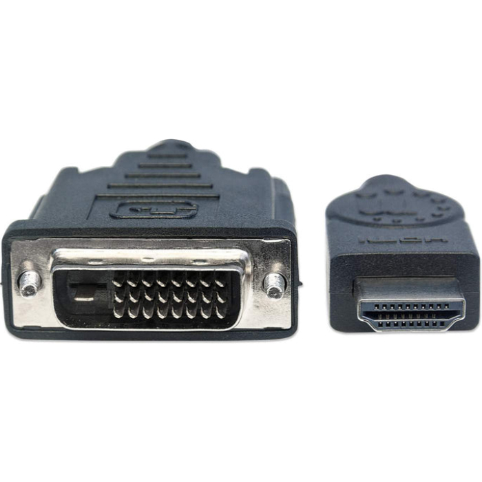 Кабель MANHATTAN HDMI - DVI 5м Black (372527)