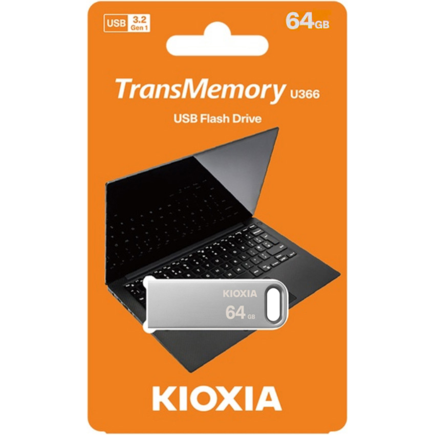 Флешка 64GB KIOXIA (Toshiba) TransMemory U366 USB 3.2 (LU366S064GG4)