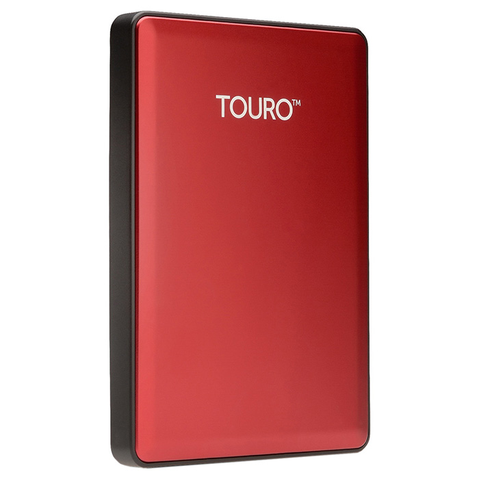Зовнішній портативний вінчестер 2.5" HITACHI Touro S 1TB USB/Red (HTOSEA10001BCB/0S03779)