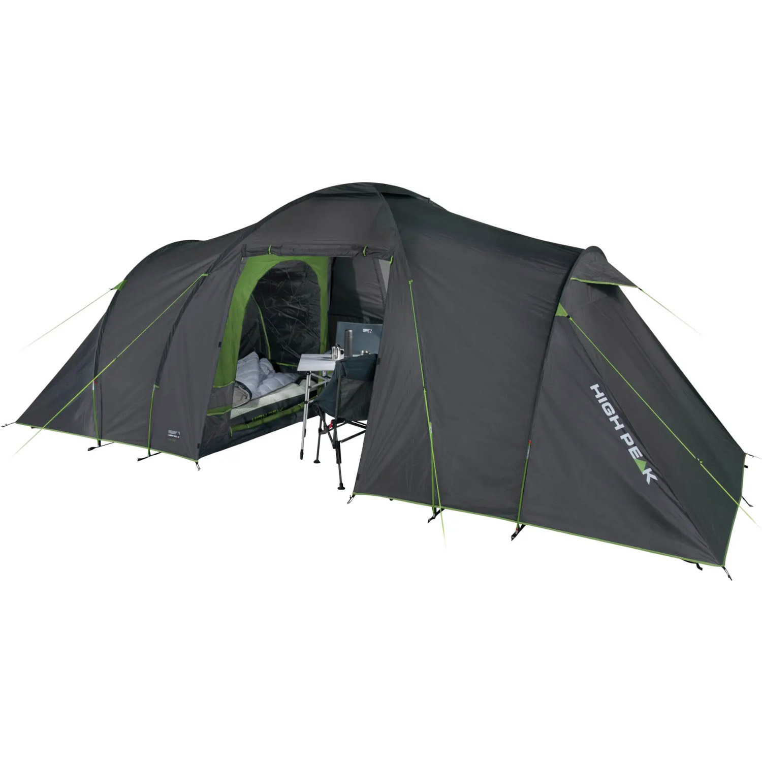 Намет 6-місний HIGH PEAK Como 6.0 Dark Gray/Green (10263)