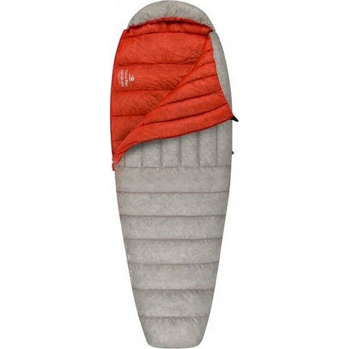 Спальний мішок SEA TO SUMMIT Flame FmI Women's Regular +4°C Gray/Paprika Right (AFM1-WR)