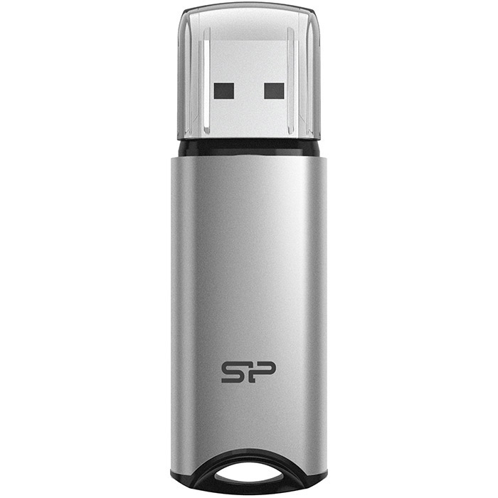 Флэшка SILICON POWER Marvel M02 64GB USB3.2 Silver (SP064GBUF3M02V1S)