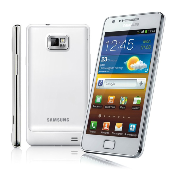 Смартфон SAMSUNG GT-I9100 Galaxy S II Ceramic White