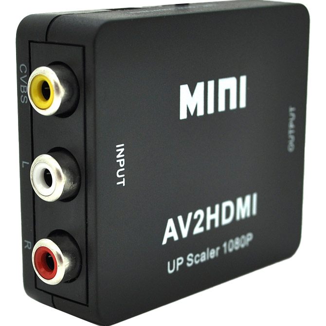 Конвертер відеосигналу VOLTRONIC Mini AV - HDMI Black (YT-CM-AV/HDMI/B)