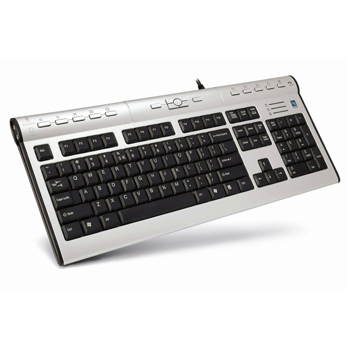 Клавіатура A4TECH KL-7 MU Silver