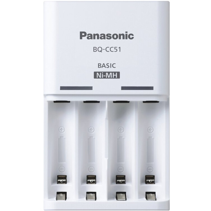 Зарядное устройство PANASONIC Eneloop Basic BQ-CC51 + 4 x AA 2000 mAh (K-KJ51MCD40E)