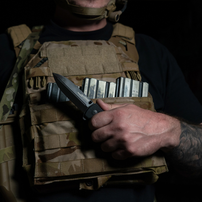Складной нож SOG Pentagon XR Blackout (12-61-01-41)