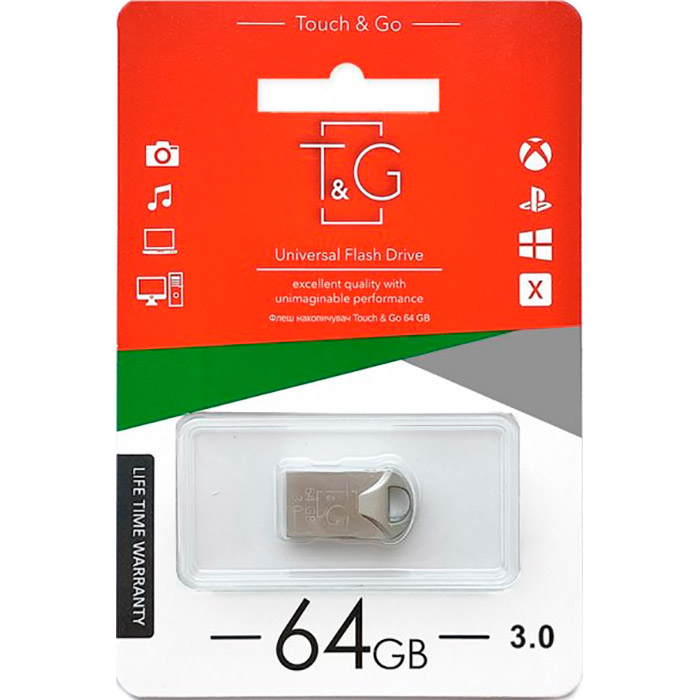 Флешка 64GB T&G 106 Metal Series USB 3.0 (TG106-64G3)