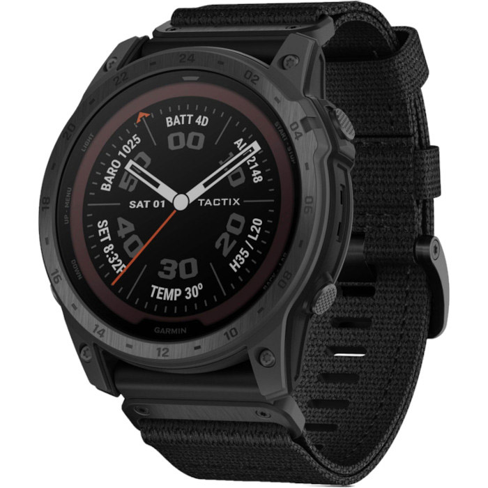 Тактичний смарт-годинник GARMIN Tactix 7 Pro Solar Powered (010-02704-10/33)