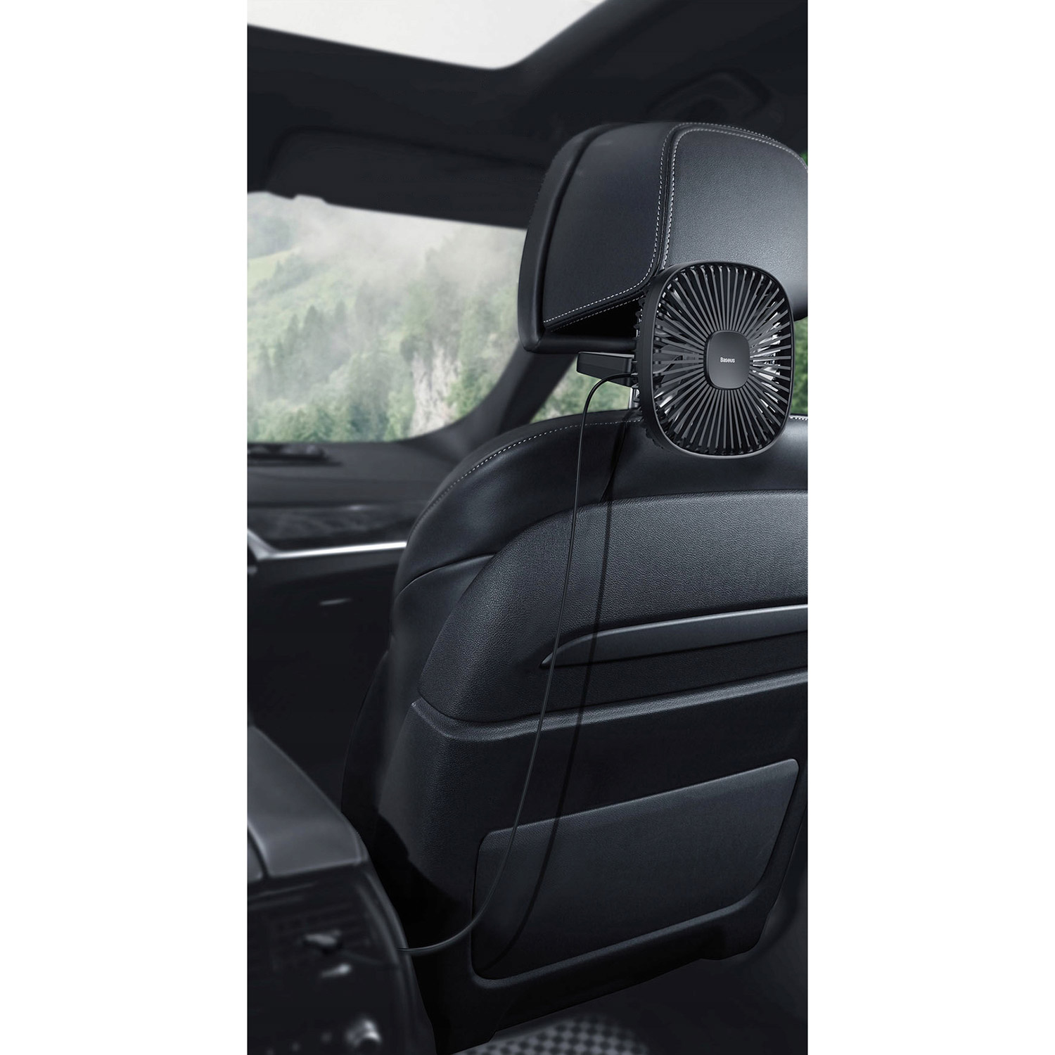 Автомобильный вентилятор BASEUS Seat Fan Green (CXZR-06)
