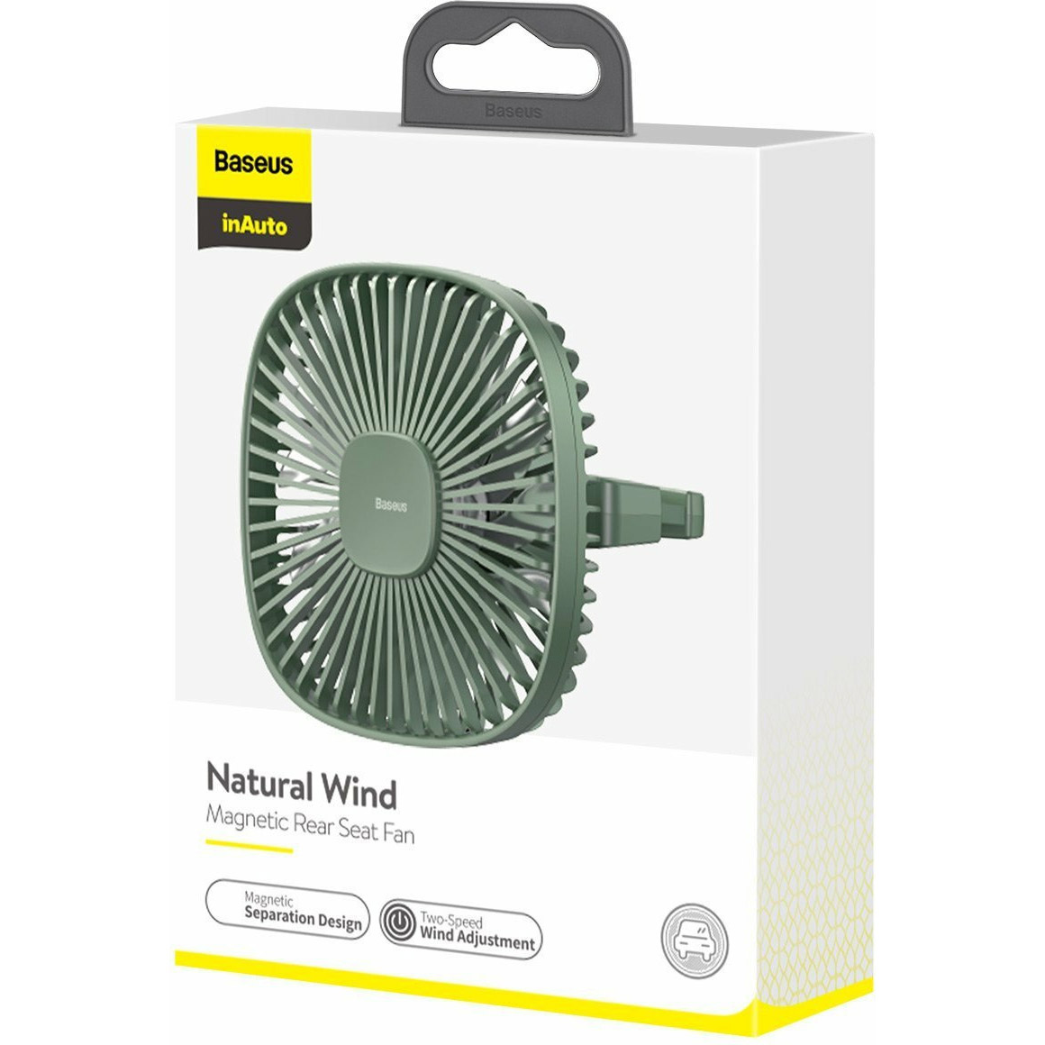 Автомобильный вентилятор BASEUS Seat Fan Green (CXZR-06)