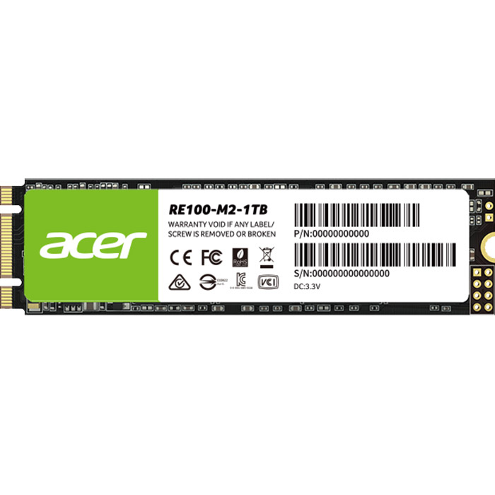 SSD диск ACER RE100 1TB M.2 SATA (BL.9BWWA.115)