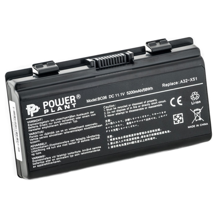 Аккумулятор POWERPLANT для ноутбуков Asus X51H 11.1V/5200mAh/58Wh (NB00000011)