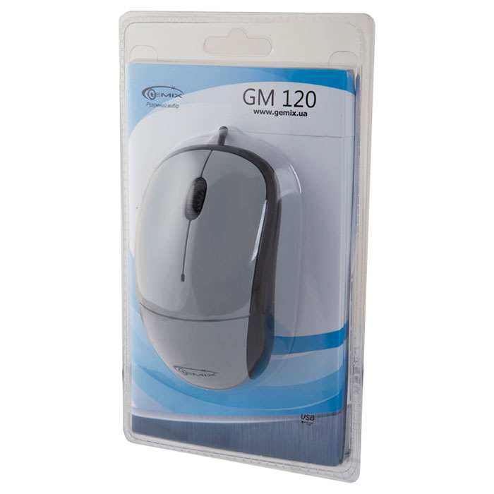 Миша GEMIX GM120 Gray