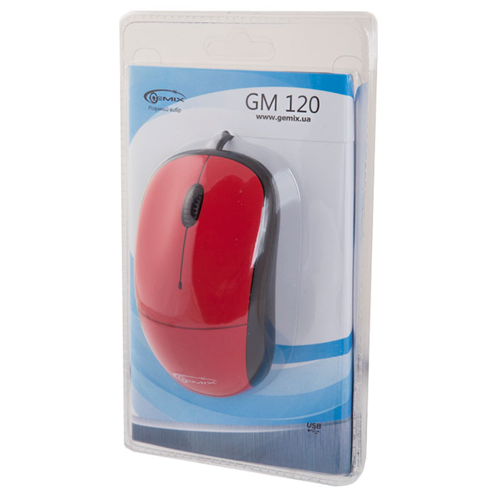 Мышь GEMIX GM120 Red