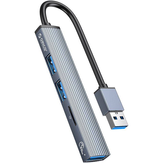 USB хаб ORICO AH-A12F-GY-BP