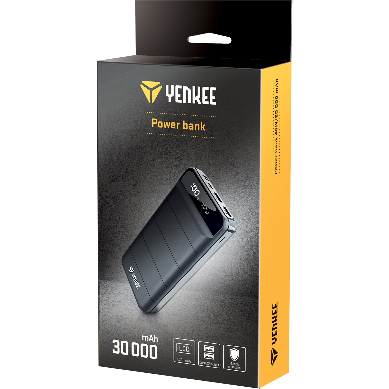 Повербанк YENKEE YPB 3010 30000mAh Black (35053548)