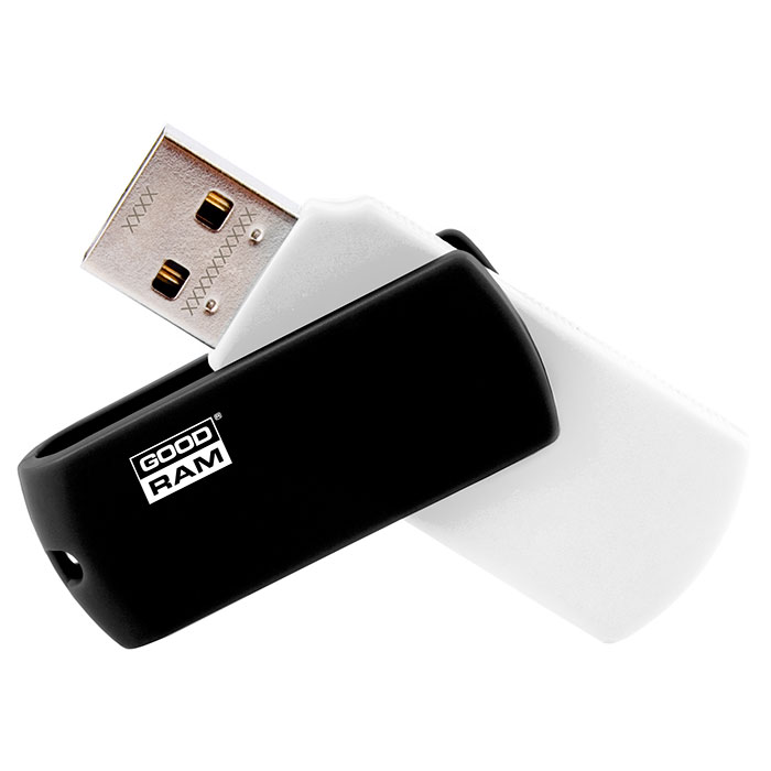 Флешка GOODRAM UCO2 Colour 8GB USB2.0 Black/White (UCO2-0080KWR11)