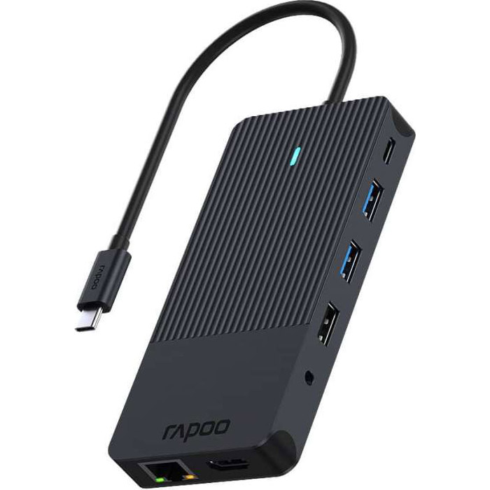 Порт-репликатор RAPOO 12-in-1 USB-C Multiport Adapter (UCM-2006)