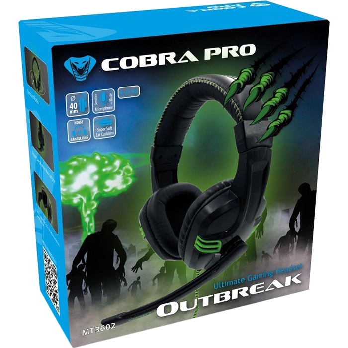 Навушники геймерскі MEDIA-TECH Cobra Pro Outbreak (MT3602)