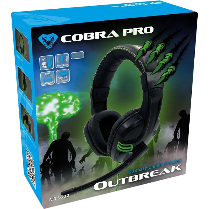 Наушники геймерские MEDIA-TECH Cobra Pro Outbreak (MT3602)