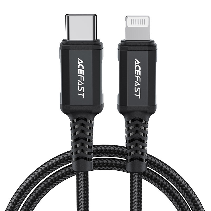 Кабель ACEFAST C4-01 USB-C to Lightning Charging Data Cable 1.8м Black