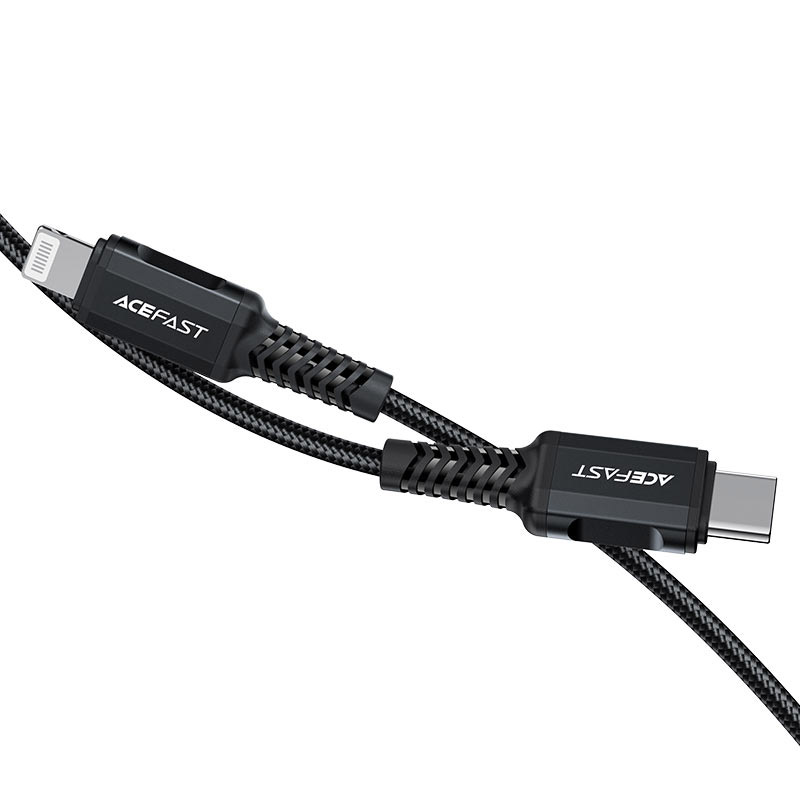 Кабель ACEFAST C4-01 USB-C to Lightning Charging Data Cable 1.8м Black