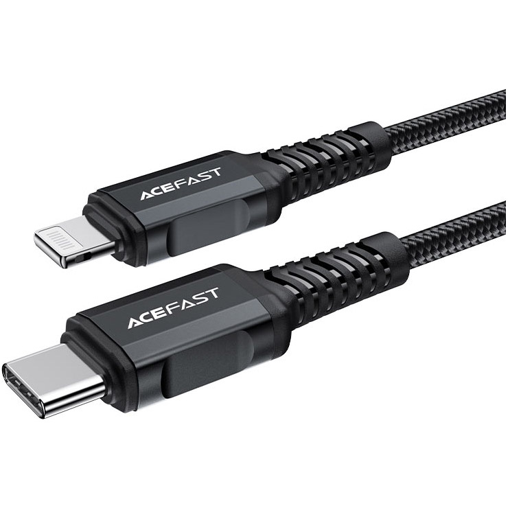 Кабель ACEFAST C4-01 USB-C to Lightning Charging Data Cable 1.8м Black