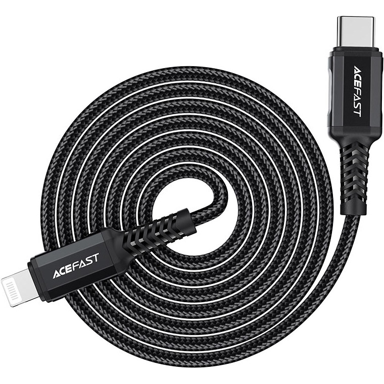 Кабель ACEFAST C4-01 USB-C to Lightning Charging Data Cable 1.8м Black