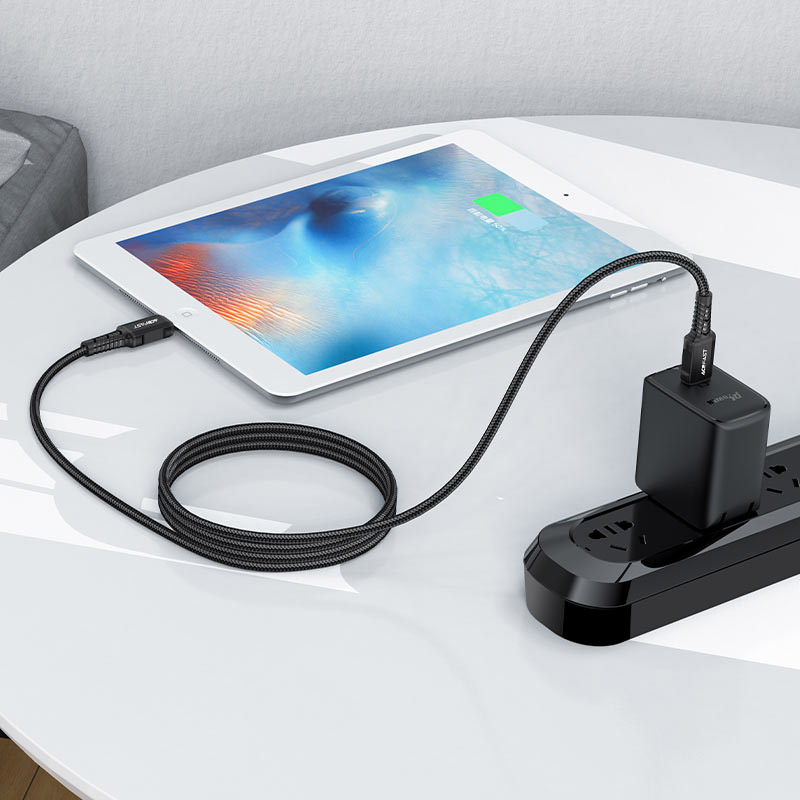 Кабель ACEFAST C4-01 USB-C to Lightning Charging Data Cable 1.8м Black