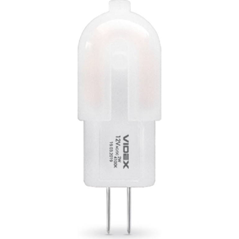 Лампочка LED VIDEX G4 2W 4100K 12V (VL-G4C-02124)