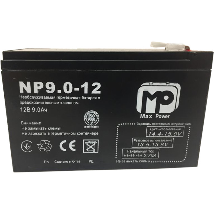 Аккумуляторная батарея MAXPOWER MP9.0-12 (12В, 9Ач)