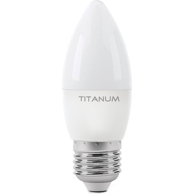 Лампочка LED TITANUM C37 E27 6W 3000K 220V (TLC3706273)