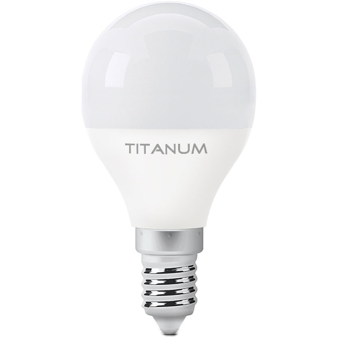 Лампочка LED TITANUM G45 E14 6W 3000K 220V (TLG4506143)