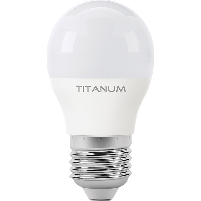 Лампочка LED TITANUM G45 E27 6W 3000K 220V (TLG4506273)