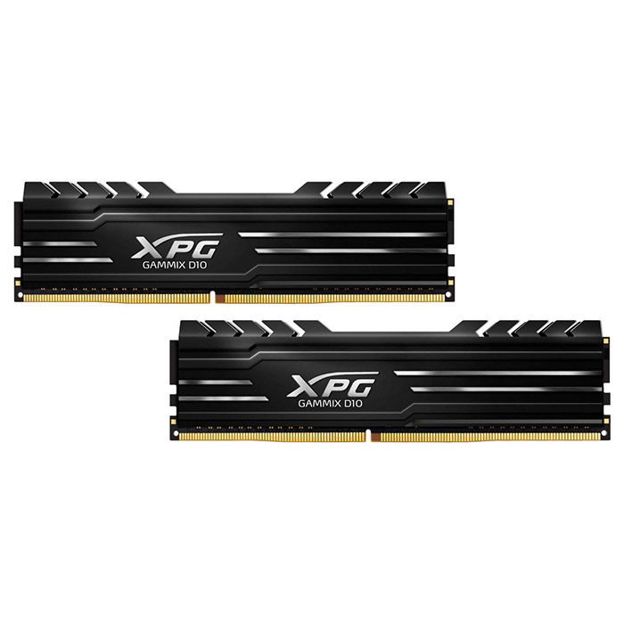 Модуль пам'яті ADATA XPG Gammix D10 Black DDR4 3200MHz 32GB Kit 2x16GB (AX4U320016G16A-DB10)