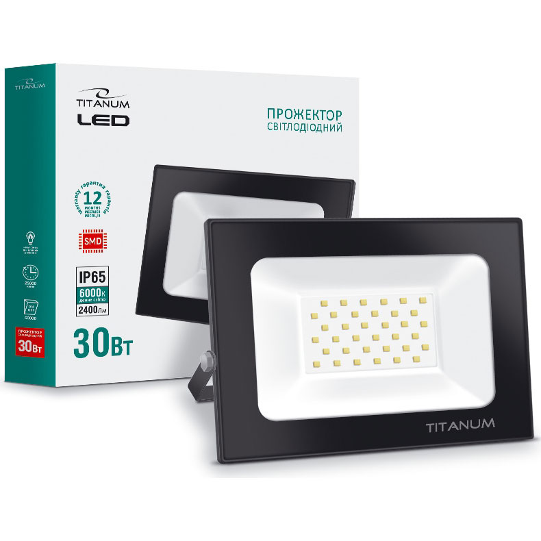 Прожектор LED TITANUM TLF306 30W 6000K