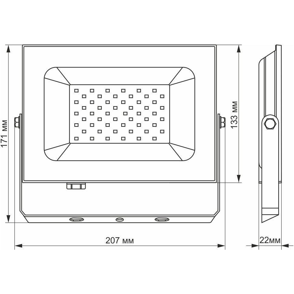 Прожектор LED TITANUM TLF506 50W 6000K