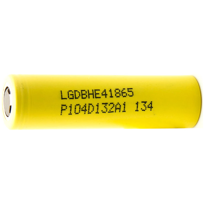 Аккумулятор LG Li-Ion 18650 2500mAh 3.7V 35A FlatTop (LGDBHE41865)