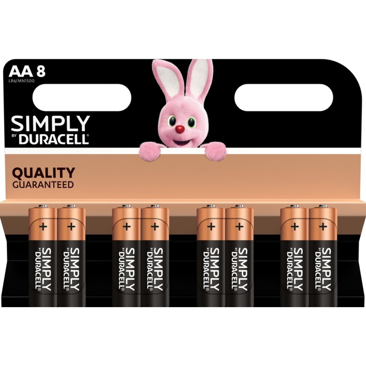 Батарейка DURACELL Simply AA 8шт/уп (5006956)