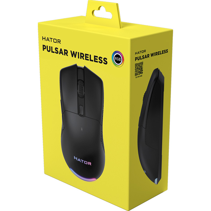 Миша ігрова HATOR Pulsar Wireless Black (HTM-315)