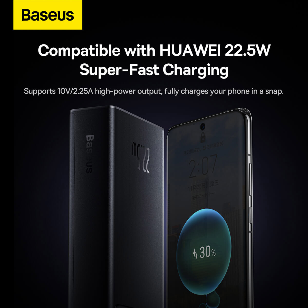 Повербанк BASEUS Star-Lord Digital Display Fast Charge 22.5W 20000mAh Black (PPXJ060001,PPXJ080001)