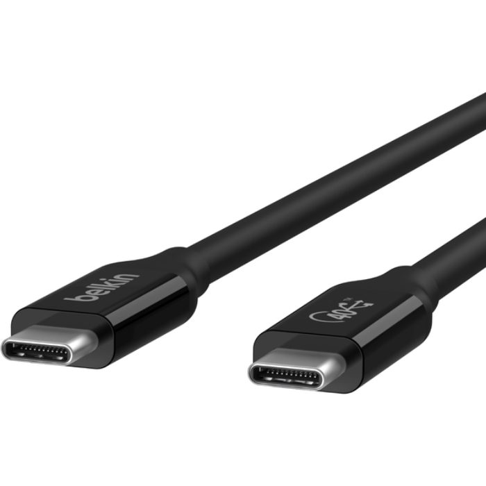 Кабель BELKIN USB4 USB-C - USB-C 40Gbps 100W 0.8м Black (INZ001BT0.8MBK)