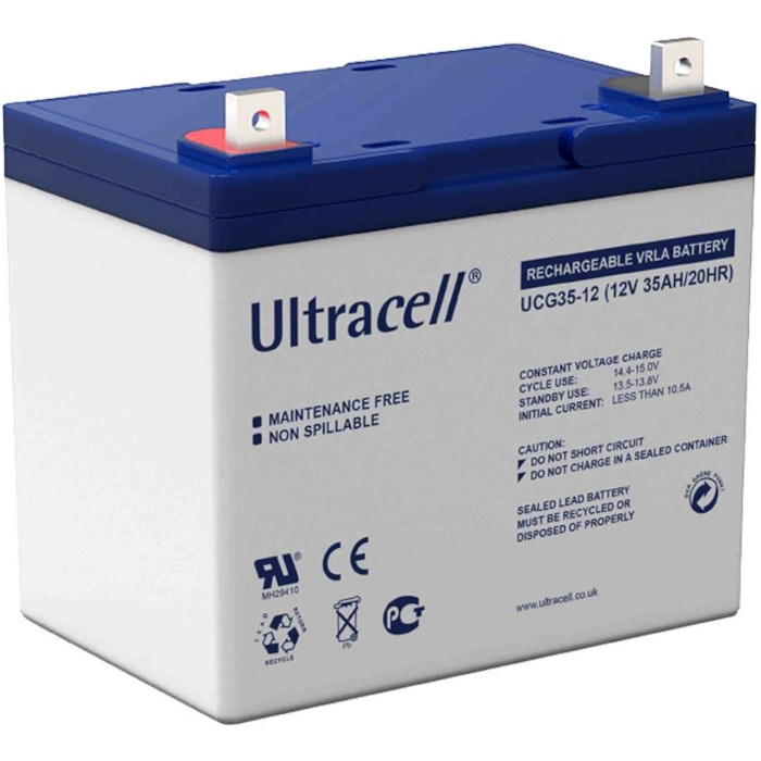 Аккумуляторная батарея ULTRACELL UCG35-12 (12В, 35Ач)